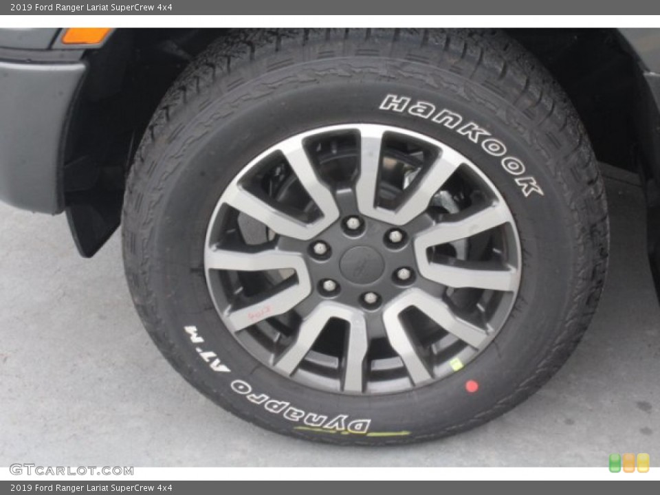 2019 Ford Ranger Lariat SuperCrew 4x4 Wheel and Tire Photo #131536251