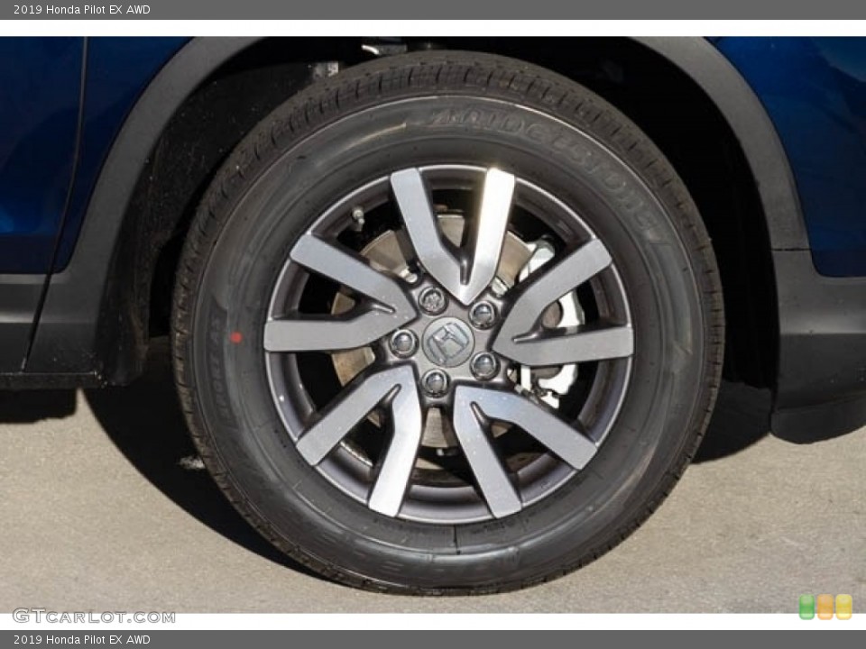 2019 Honda Pilot EX AWD Wheel and Tire Photo #131640257