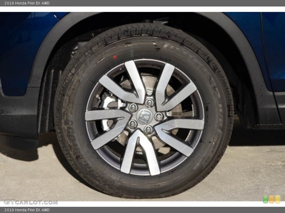 2019 Honda Pilot EX AWD Wheel and Tire Photo #131640278