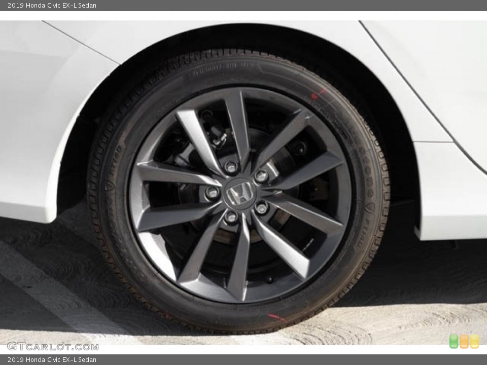 2019 Honda Civic EX-L Sedan Wheel and Tire Photo #131713736