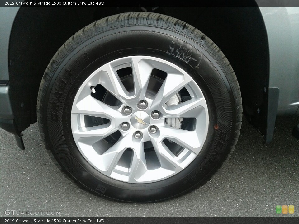 2019 Chevrolet Silverado 1500 Custom Crew Cab 4WD Wheel and Tire Photo #131718953