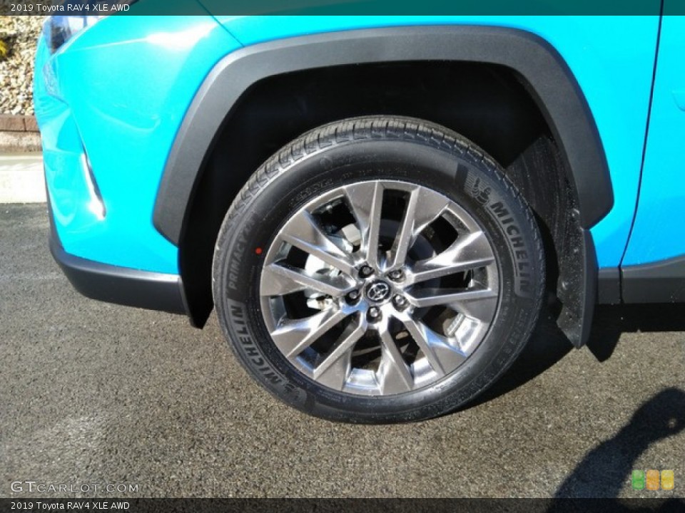 2019 Toyota RAV4 XLE AWD Wheel and Tire Photo #131751385