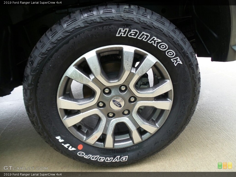 2019 Ford Ranger Lariat SuperCrew 4x4 Wheel and Tire Photo #131796446