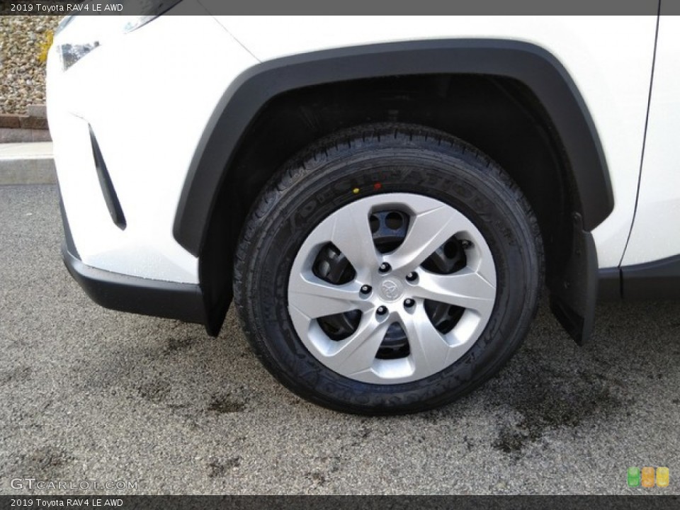 2019 Toyota RAV4 LE AWD Wheel and Tire Photo #131827881