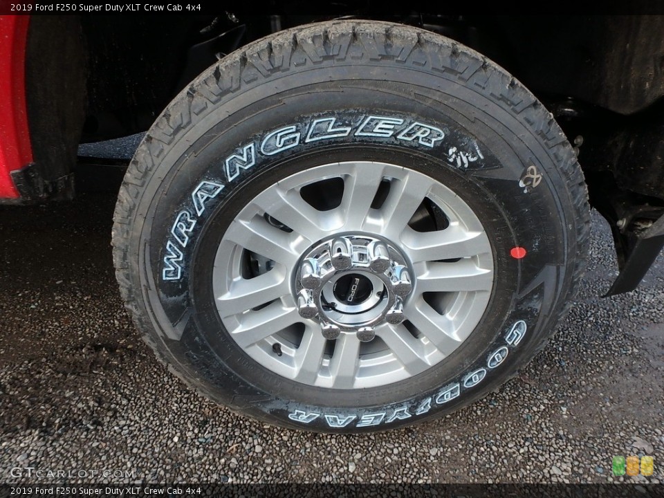 2019 Ford F250 Super Duty XLT Crew Cab 4x4 Wheel and Tire Photo #131837781