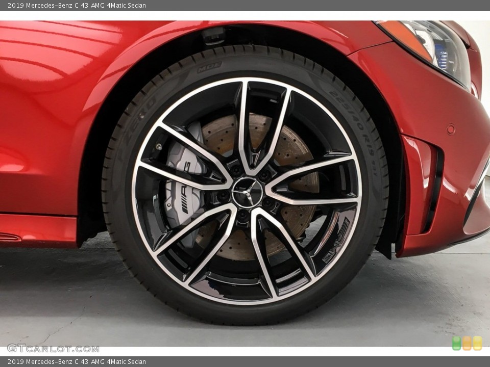 2019 Mercedes-Benz C 43 AMG 4Matic Sedan Wheel and Tire Photo #131870606