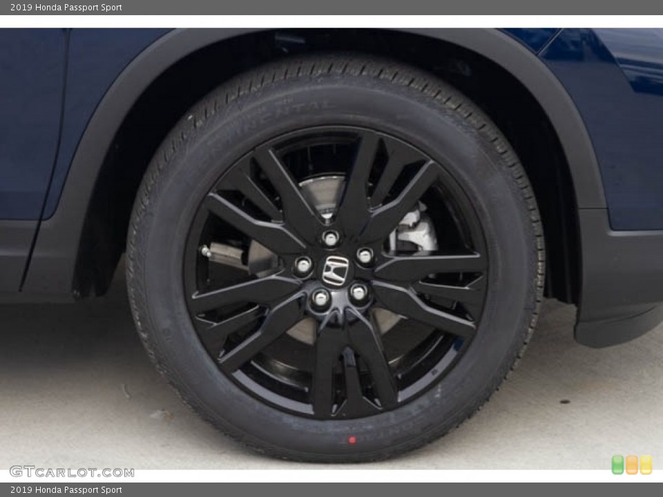 2019 Honda Passport Sport Wheel and Tire Photo #132053448