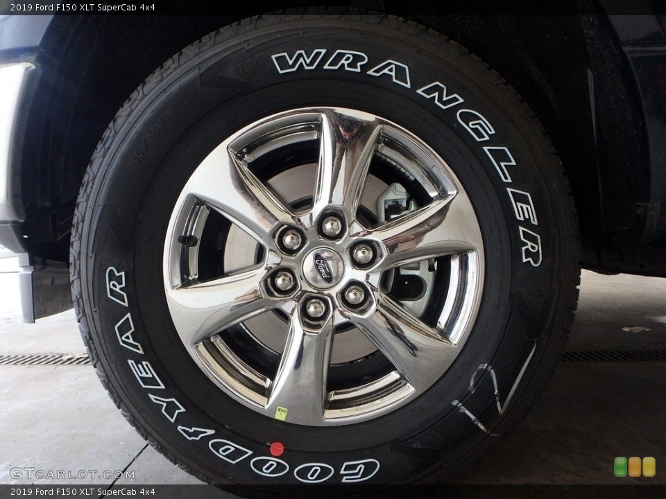 2019 Ford F150 XLT SuperCab 4x4 Wheel and Tire Photo #132068061
