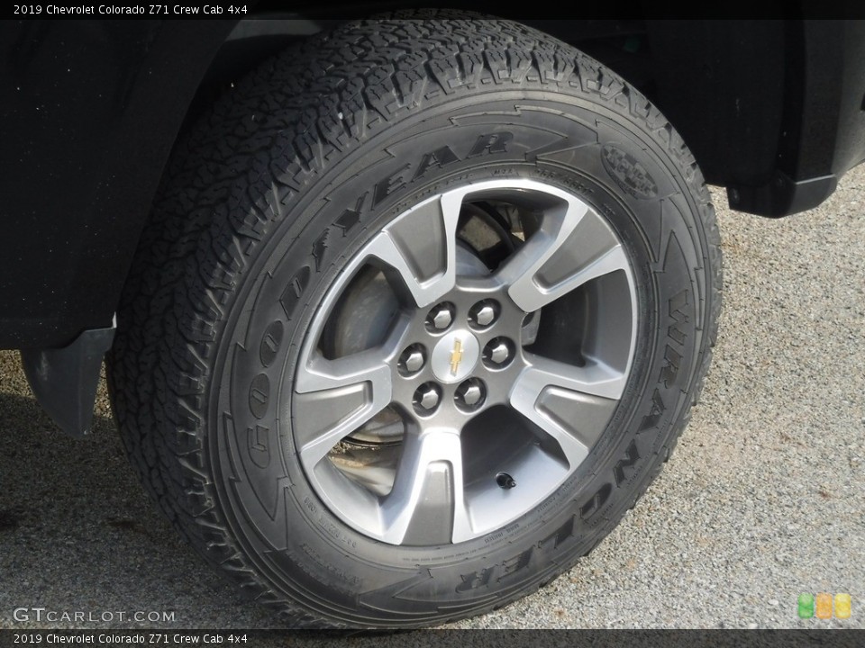 2019 Chevrolet Colorado Z71 Crew Cab 4x4 Wheel and Tire Photo #132095079
