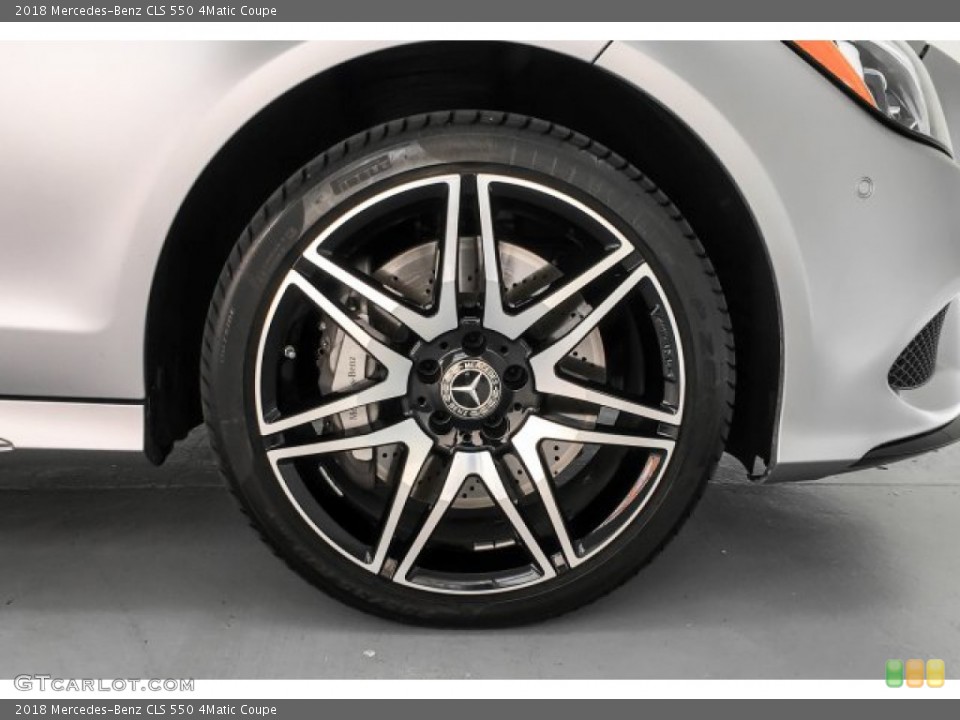 2018 Mercedes-Benz CLS 550 4Matic Coupe Wheel and Tire Photo #132102504