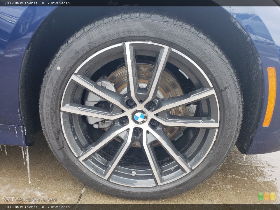 2019 BMW 3 Series 330i xDrive Sedan Wheel and Tire Photo #132120277