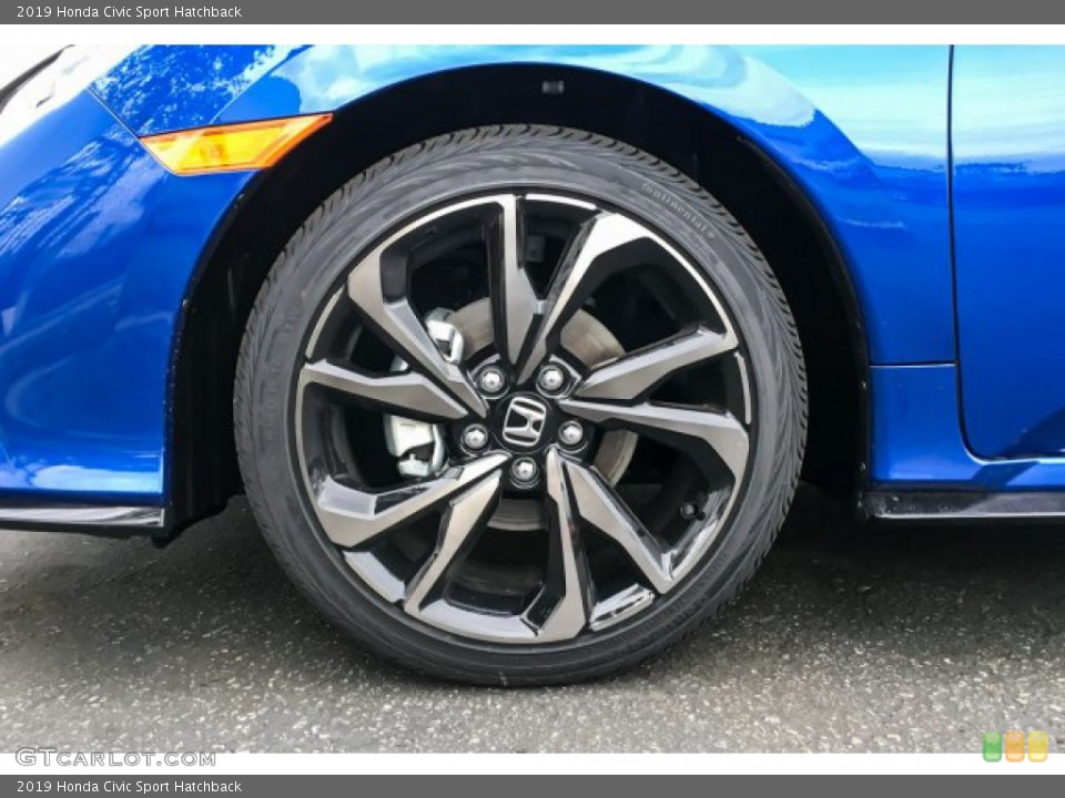 2019 Honda Civic Sport Hatchback Wheel and Tire Photo #132123283