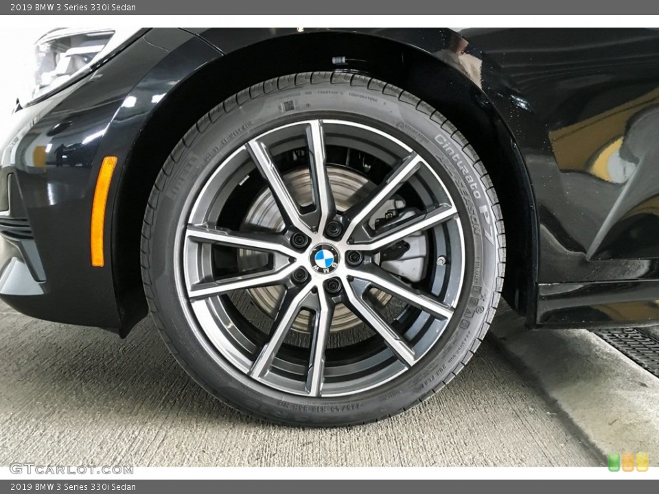 2019 BMW 3 Series 330i Sedan Wheel and Tire Photo #132201023