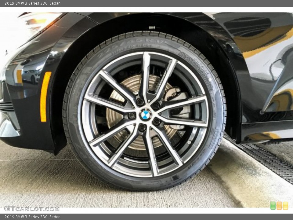 2019 BMW 3 Series 330i Sedan Wheel and Tire Photo #132325022