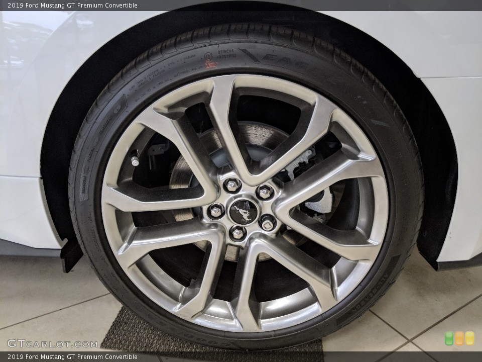 2019 Ford Mustang GT Premium Convertible Wheel and Tire Photo #132340880
