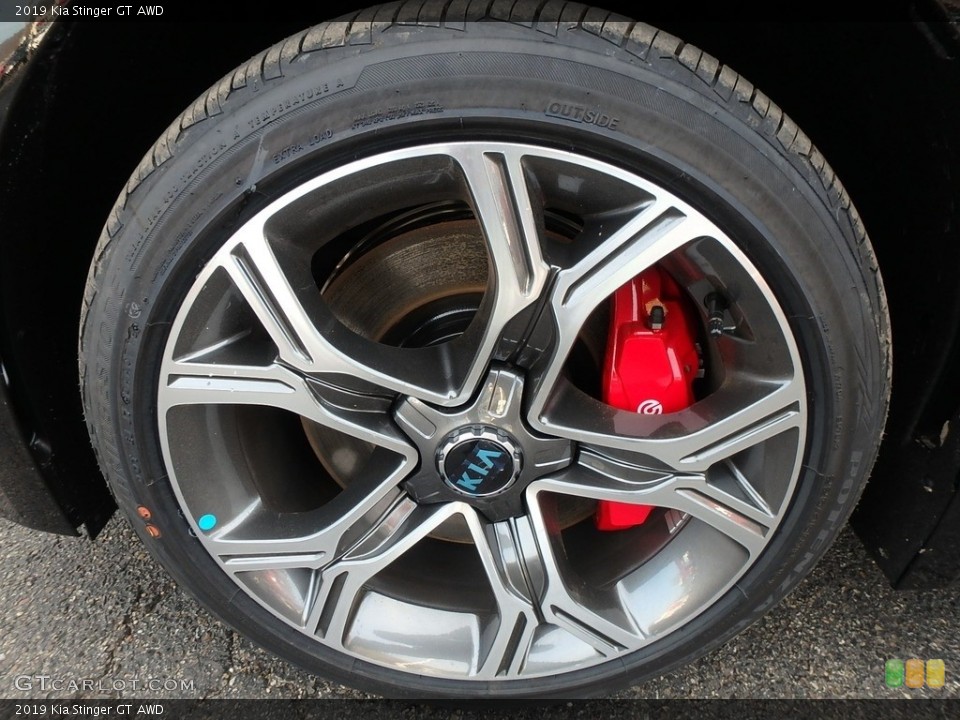 2019 Kia Stinger GT AWD Wheel and Tire Photo #132464068