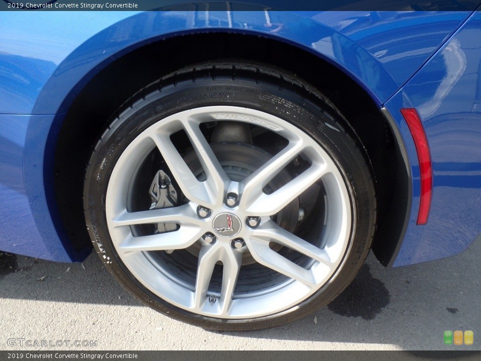 2019 Chevrolet Corvette Stingray Convertible Wheel and Tire Photo #132572060