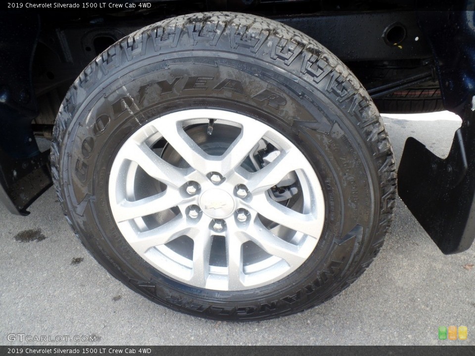 2019 Chevrolet Silverado 1500 LT Crew Cab 4WD Wheel and Tire Photo #132719656