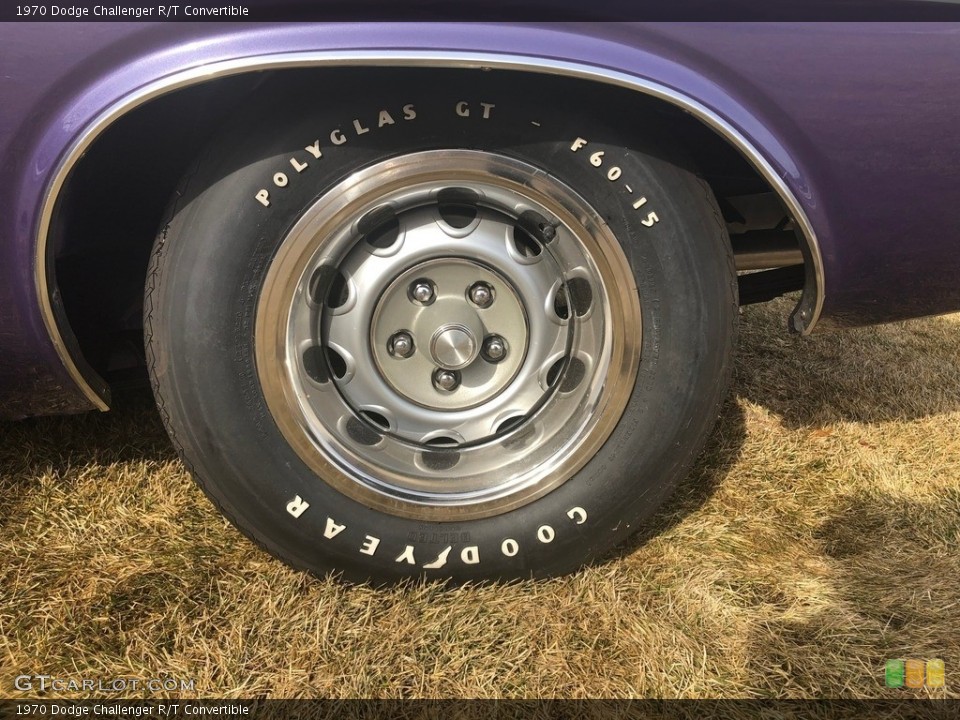 1970 Dodge Challenger R/T Convertible Wheel and Tire Photo #132743860