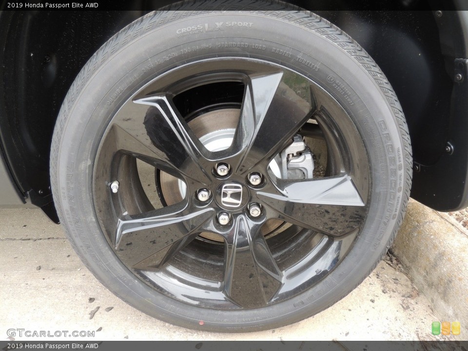 2019 Honda Passport Elite AWD Wheel and Tire Photo #132815312