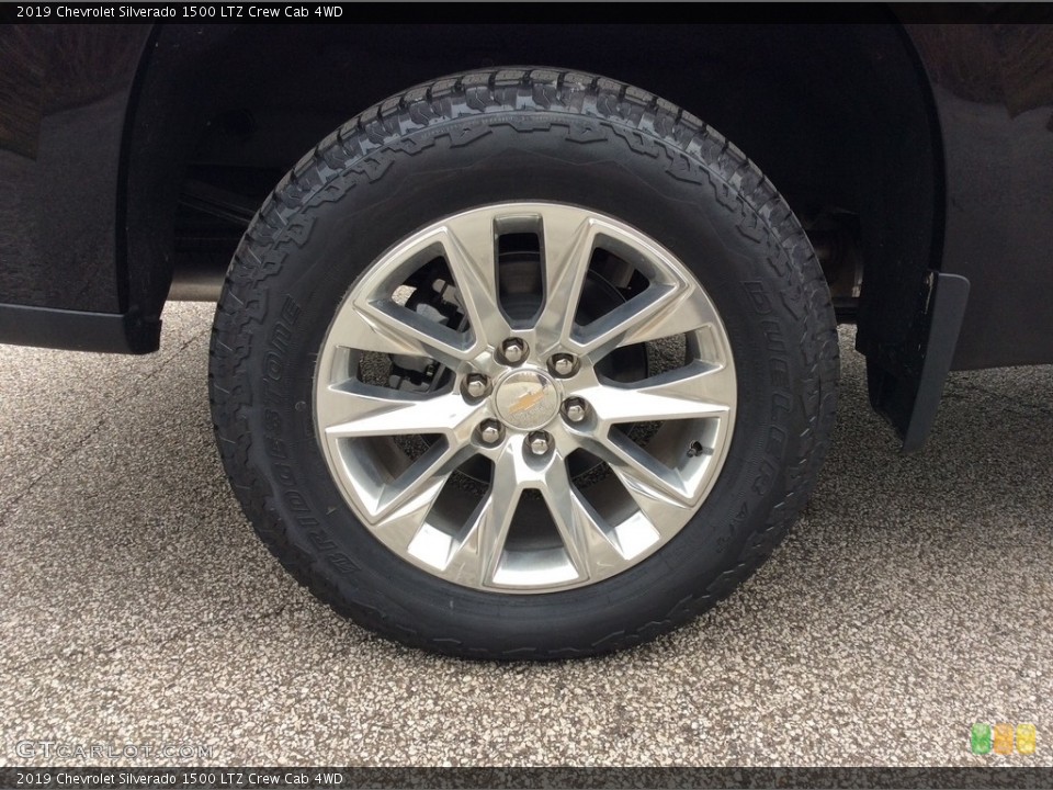 2019 Chevrolet Silverado 1500 LTZ Crew Cab 4WD Wheel and Tire Photo #132822018