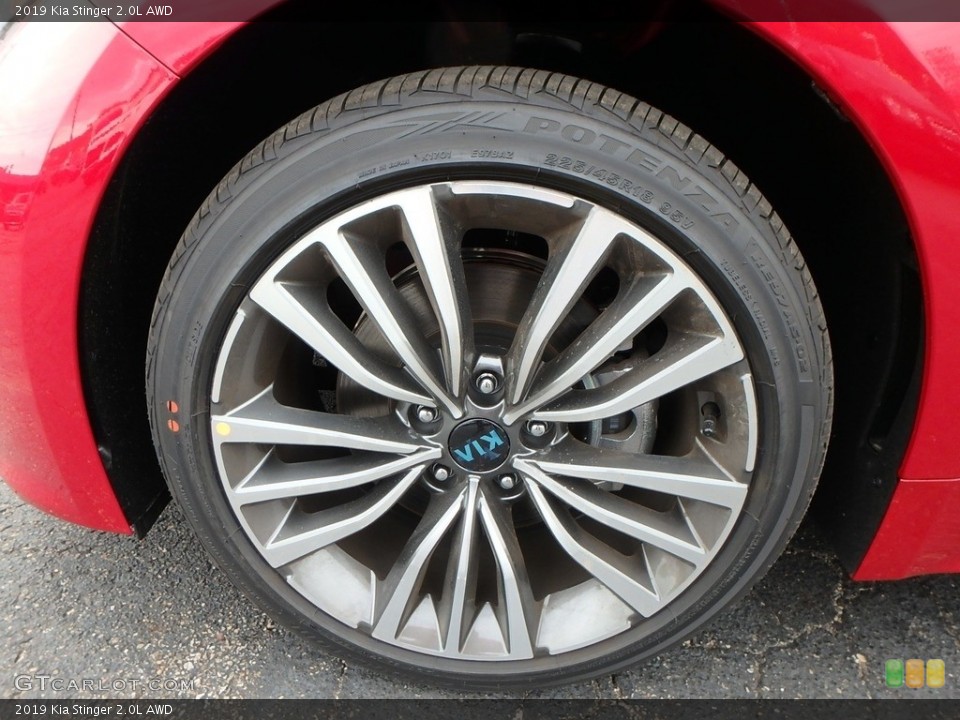 2019 Kia Stinger 2.0L AWD Wheel and Tire Photo #132963278