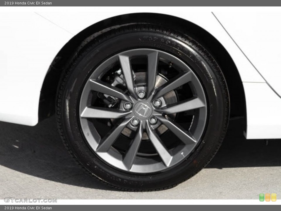 2019 Honda Civic EX Sedan Wheel and Tire Photo #132989762