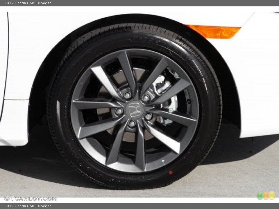 2019 Honda Civic EX Sedan Wheel and Tire Photo #132989768