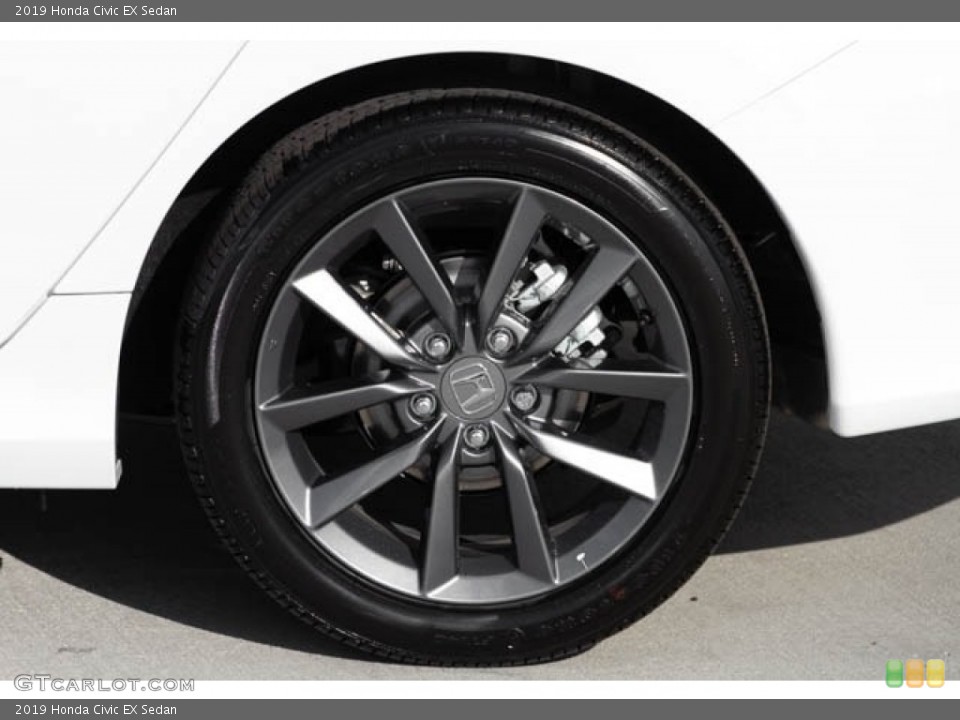 2019 Honda Civic EX Sedan Wheel and Tire Photo #132989774