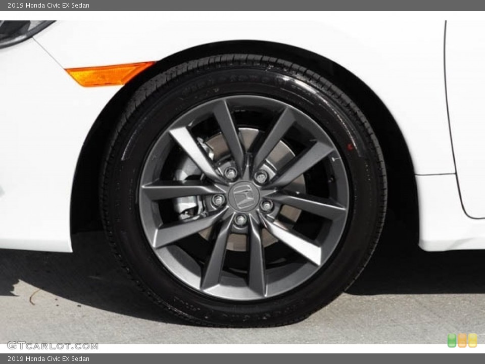 2019 Honda Civic EX Sedan Wheel and Tire Photo #132989783