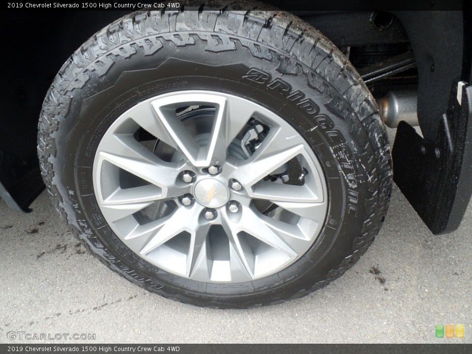2019 Chevrolet Silverado 1500 High Country Crew Cab 4WD Wheel and Tire Photo #133007579