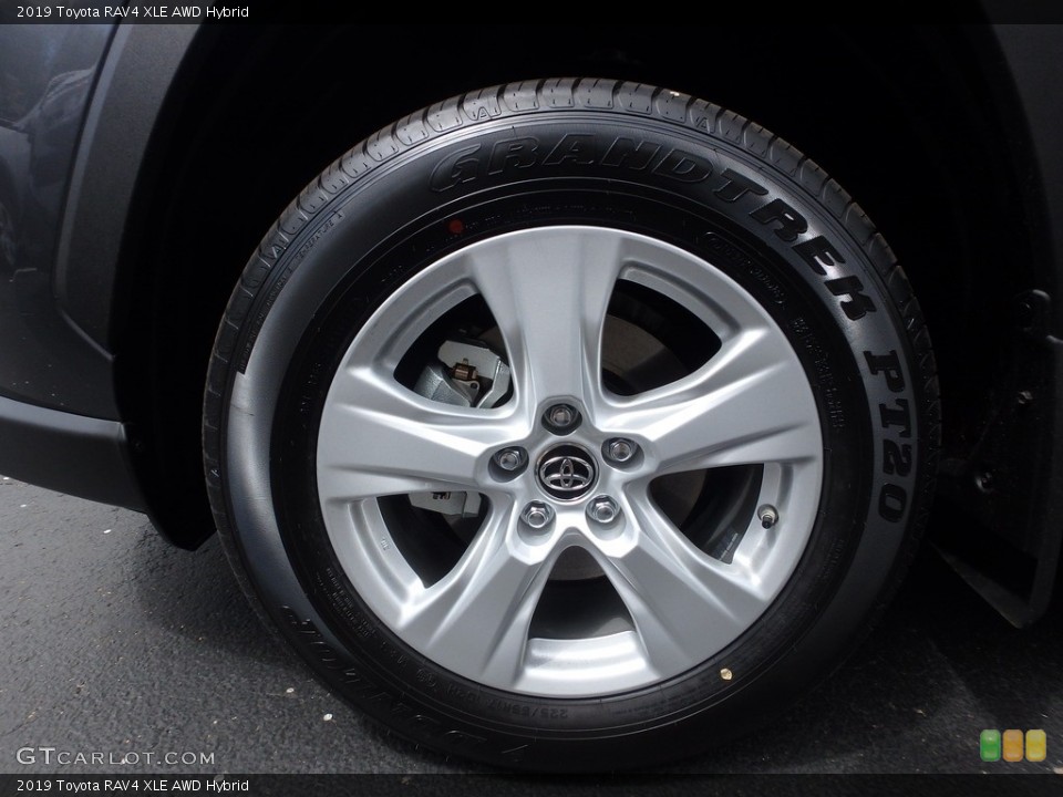 2019 Toyota RAV4 XLE AWD Hybrid Wheel and Tire Photo #133023820