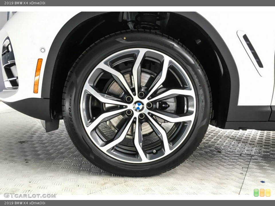 2019 BMW X4 xDrive30i Wheel and Tire Photo #133029225