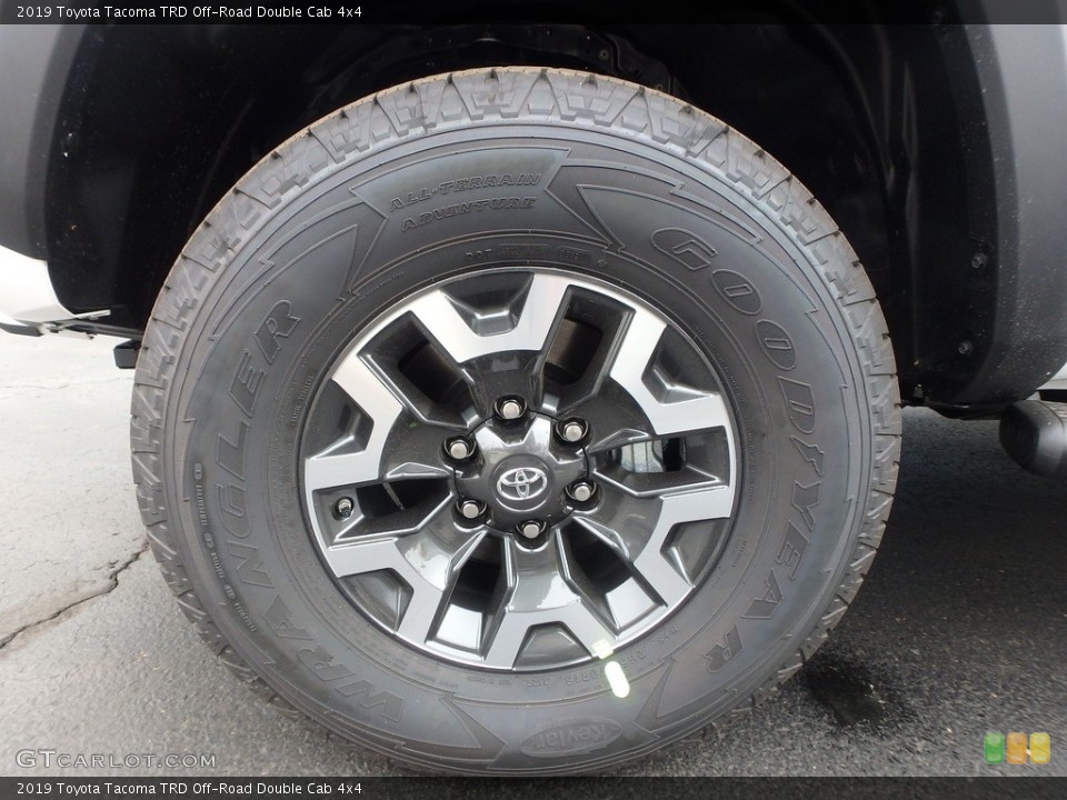 2019 Toyota Tacoma TRD Off-Road Double Cab 4x4 Wheel and Tire Photo #133130681
