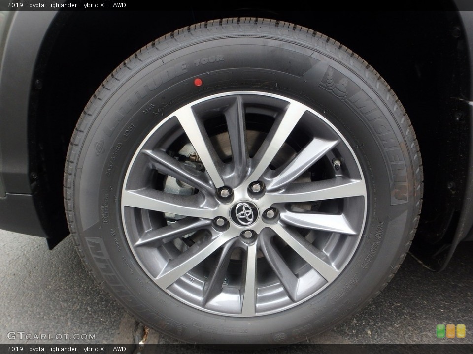 2019 Toyota Highlander Hybrid XLE AWD Wheel and Tire Photo #133134074