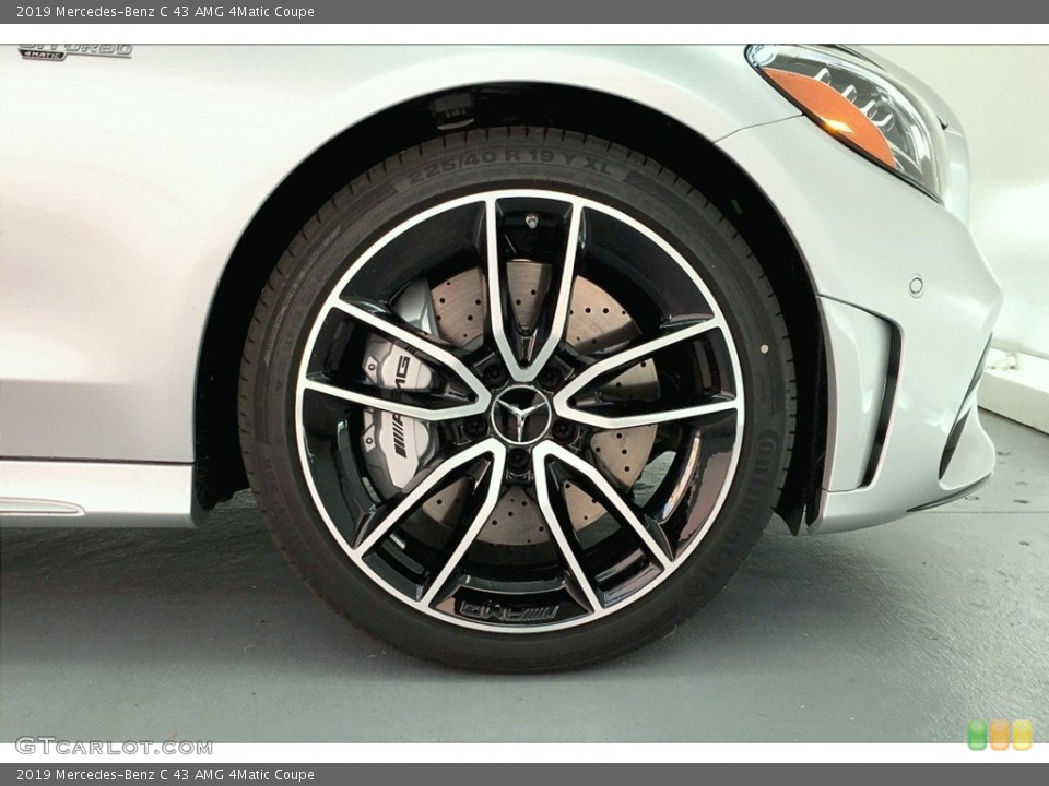 2019 Mercedes-Benz C 43 AMG 4Matic Coupe Wheel and Tire Photo #133163345