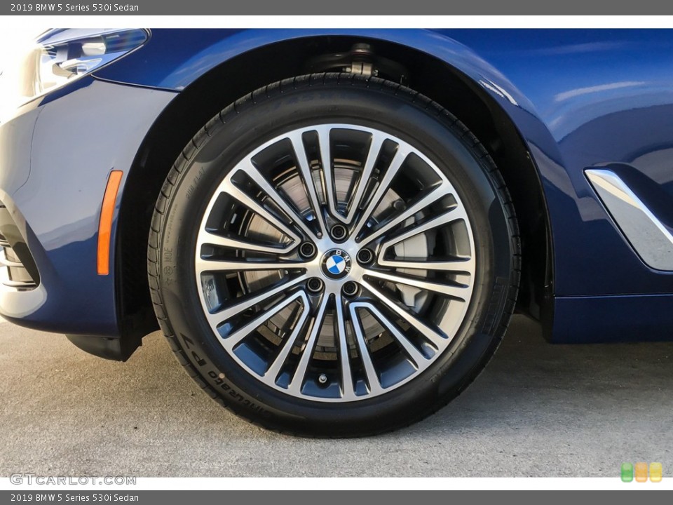 2019 BMW 5 Series 530i Sedan Wheel and Tire Photo #133167504