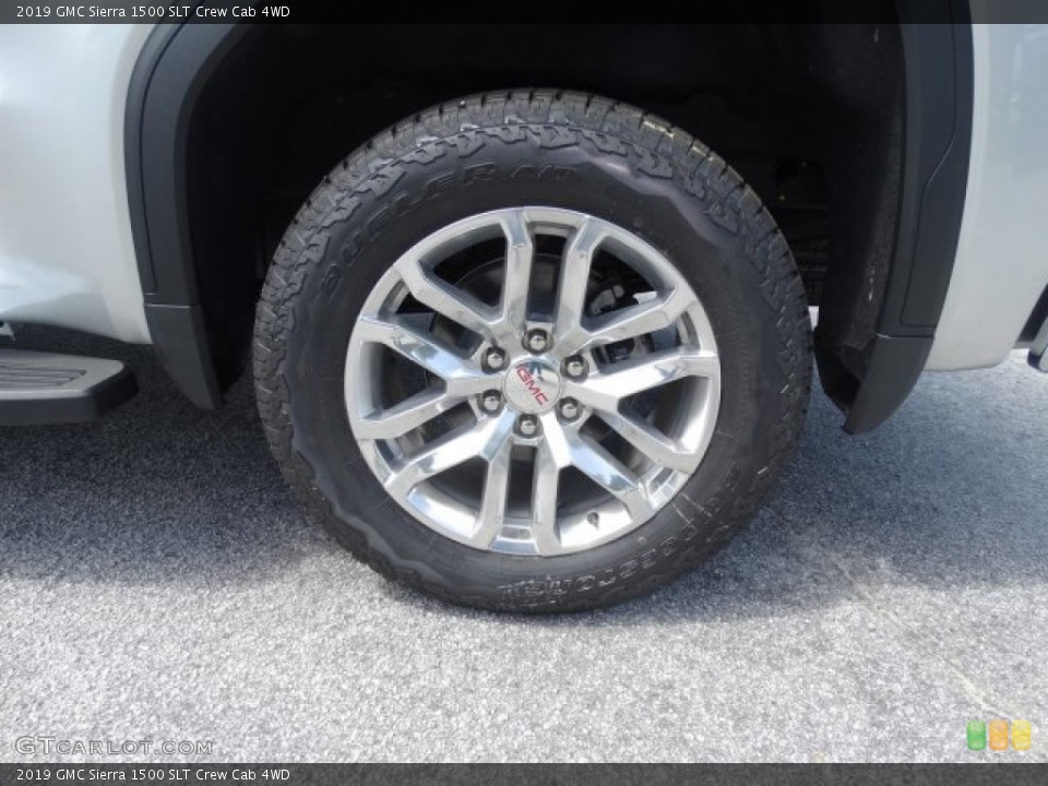 2019 GMC Sierra 1500 SLT Crew Cab 4WD Wheel and Tire Photo #133198362