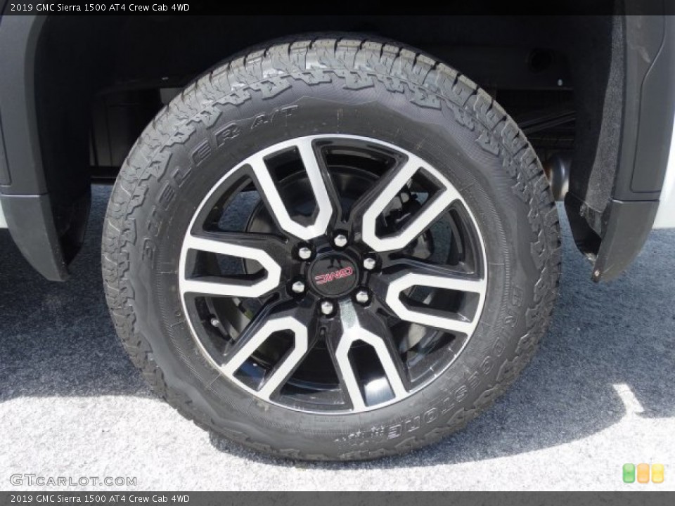 2019 GMC Sierra 1500 AT4 Crew Cab 4WD Wheel and Tire Photo #133199076
