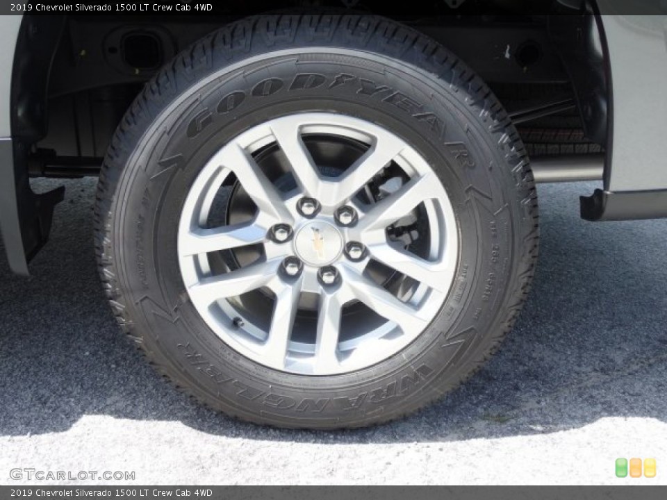 2019 Chevrolet Silverado 1500 LT Crew Cab 4WD Wheel and Tire Photo #133200708