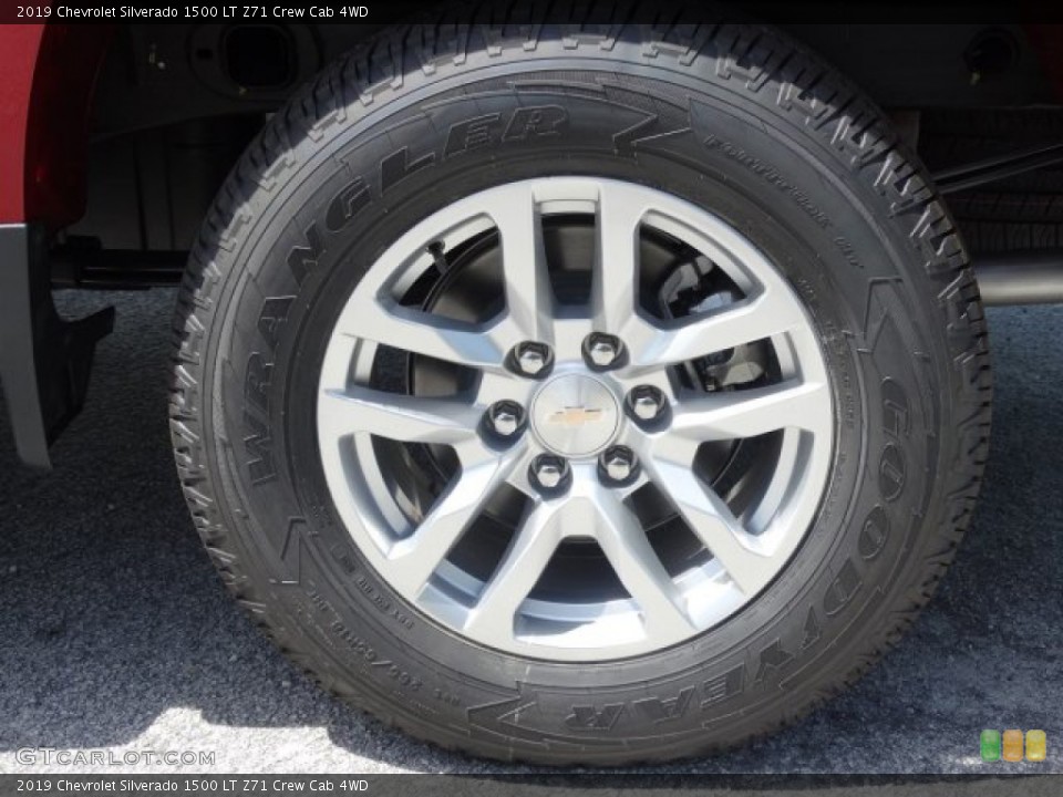2019 Chevrolet Silverado 1500 LT Z71 Crew Cab 4WD Wheel and Tire Photo #133201599