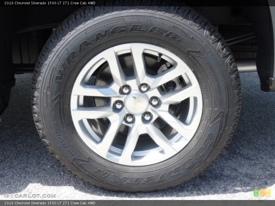 2019 Chevrolet Silverado 1500 LT Z71 Crew Cab 4WD Wheel and Tire Photo #133203093