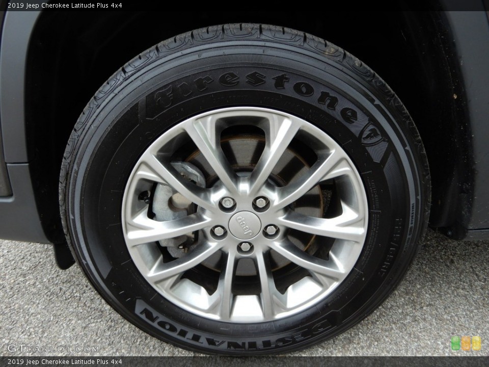 2019 Jeep Cherokee Latitude Plus 4x4 Wheel and Tire Photo #133219814