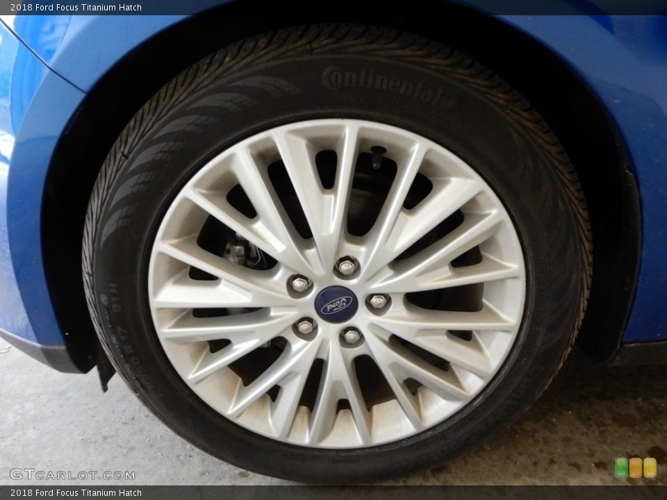 2018 Ford Focus Titanium Hatch Wheel and Tire Photo #133220297