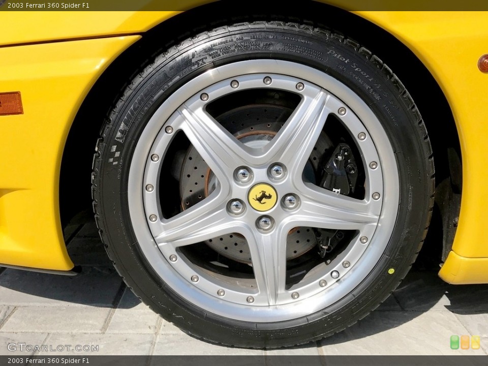 2003 Ferrari 360 Spider F1 Wheel and Tire Photo #133250633
