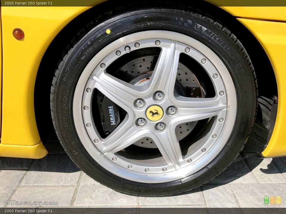 2003 Ferrari 360 Spider F1 Wheel and Tire Photo #133250660