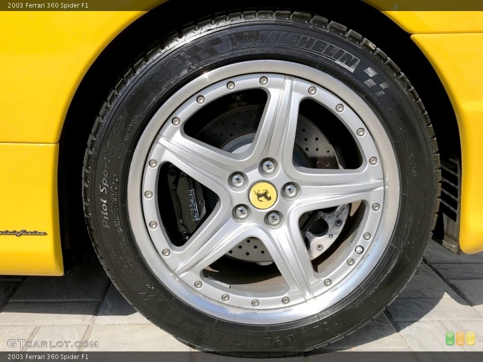 2003 Ferrari 360 Spider F1 Wheel and Tire Photo #133250702