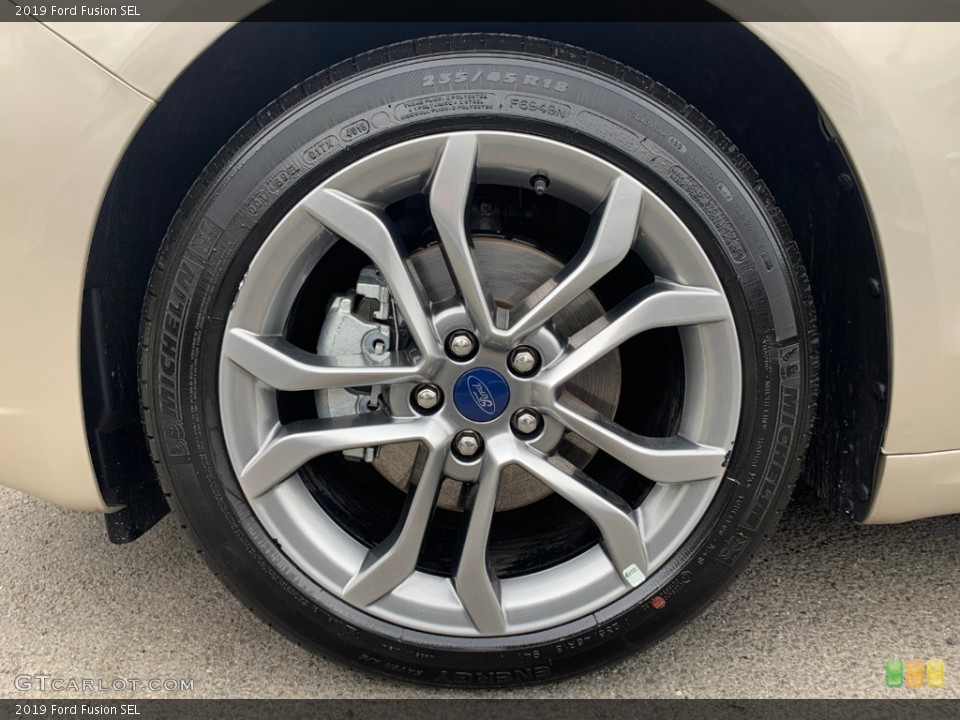 2019 Ford Fusion SEL Wheel and Tire Photo #133334093
