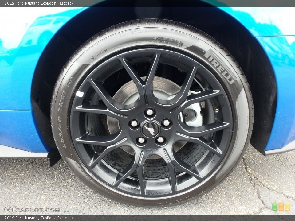 2019 Ford Mustang EcoBoost Fastback Wheel and Tire Photo #133377941