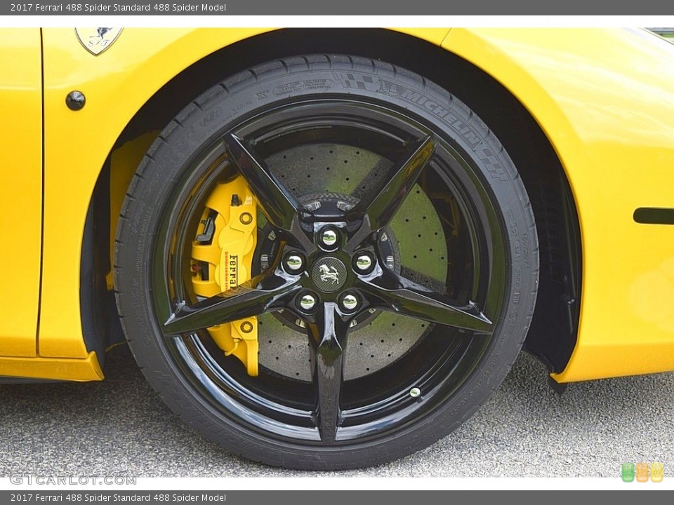 2017 Ferrari 488 Spider  Wheel and Tire Photo #133380355